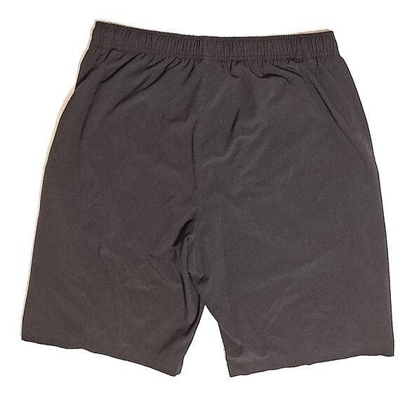 NIKE Size Medium Black Elastic/String Esteam Athletic Men's Shorts - Picture 2 of 7